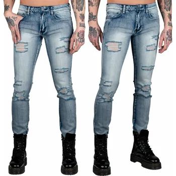 Pánské džíny kalhoty pánské (jeans) WORNSTAR - Rampager Shredded - Classic Blue - 38