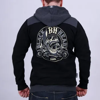 Pánská mikina Pánská Mikina BLACK HEART TWITCH Barva: Černá, Velikost: 3Xl