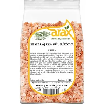 Kuchyňská sůl ARAX Himálajská sůl růžová hrubá 1000 g