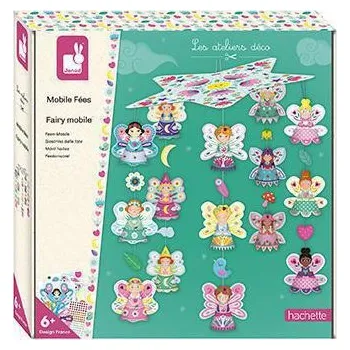 kreativní sada Janod Atelier Závěsný kolotoč Víly Maxi 6+