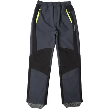 Chlapecké kalhoty Chlapecké softshellové kalhoty, zateplené - Wolf B2296, šedá/ černá kolena Barva: Šedá, Velikost: 98