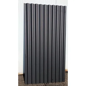 Plech Vlnitý plech ocelový - antracit 0,6 / 2000 mm