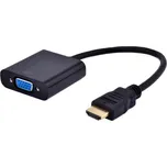 Gembird Adapter HDMI-A - VGA (M/F), černý - A-HDMI-VGA-04
