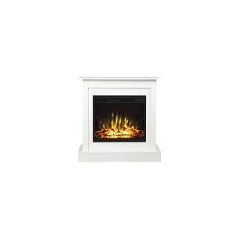 Vigo bílý klasik/modern LED elektrický krb Aflamo