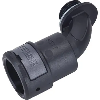 kabelová chránička FRAENKISCHE FRÄNKISCHE Koleno AEPA-23M32PB FIPLOCK®ONE M32x1,5 90° UV odolné plast černé 4890712700