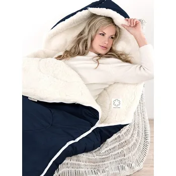 Spacák Spací pytel z ovčí vlny 190x70cm tmavě modrý 200-100-00209