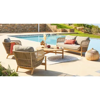 Zahradní sestava Luxusní sestava z akácie ZARAGOZA pro 4 osoby