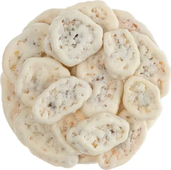 Sušená potravina NUTSMAN Banán chips v jogurtové polevě Množství: 125 g