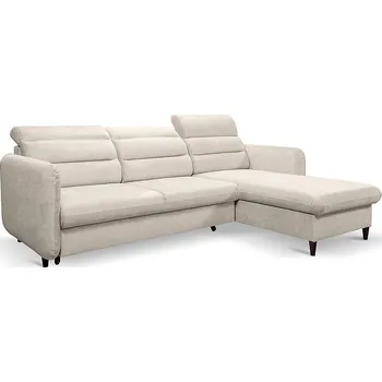 Sedací souprava Rozkládací rohová sedačka SAMANTA krémová