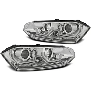 Přední světlomet TUNING-TEC Přední světla VW Polo VI 2G 2017- SEQ LED chrom