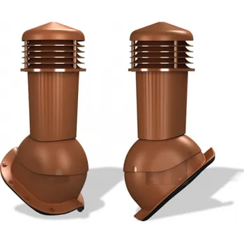 Střecha Větrací komínek K94 pro plechové krytiny WIRPLAST - Barva cihlová RAL 8004