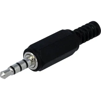 Audio kabel Konektor JACK 2,5mm vidlice 4pin plast