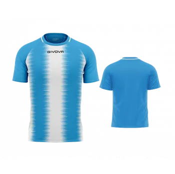 fotbalový dres givova Stripe M světle modrá/bílá 0503