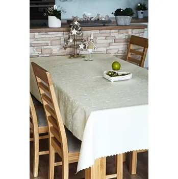 ubrus Polášek Holešov Ubrus vánoční smetanová Z-2271 Smetanová 100% polyester Bílá Vánoce 30x30