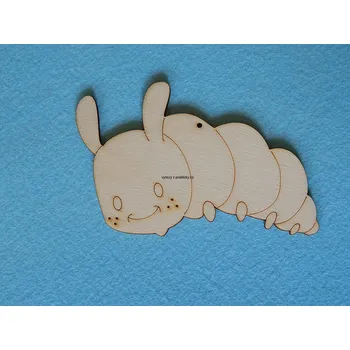 Dřevěné výřezy, HOUSENKA, cca 6.5 x 4 cm, 1ks