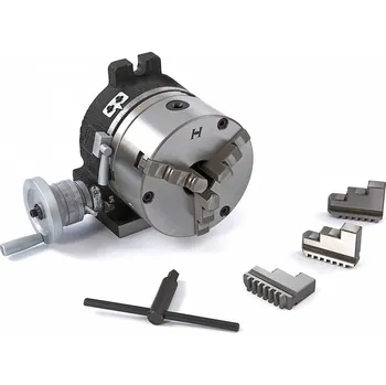 Otočný stůl HV6 - 160 mm, včetně samocentrovacího sklíčidla, sada, 25 kg (TrueTech)