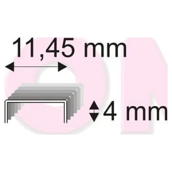 Průmyslová sponka RON Čalounické spony 530/04 ZN M/S
