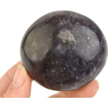 Přírodní kámen Lepidolit leštěný kámen z Madagaskaru 172g