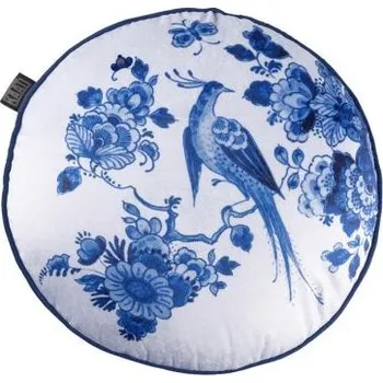 Dekorativní polštářek KAAT Amsterdam Polštář Blue Bird průměr 40cm modrý 239328
