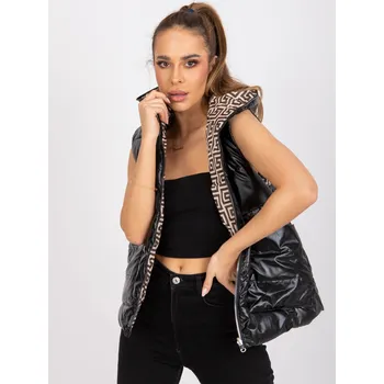 Dámská vesta Černá vesta Yups cx4291. R21 Yups černá | šedá | hnědá | krémová | vícebarevná 2149417