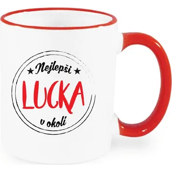 Hrnek - Nejlepší Lucka v okolí Barva: Červená