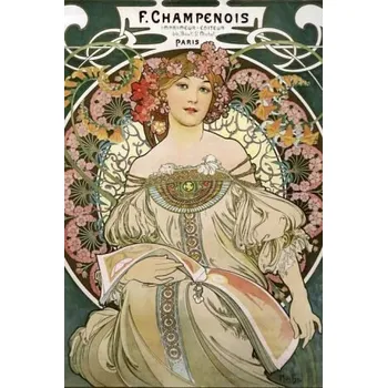 Plakát Alfons Mucha F. Champenois 61 x 91,5 cm