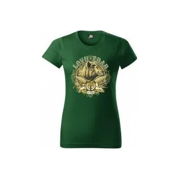 Bad Badger Myslivecké tričko dámské - Kanec zelené - Velikost S