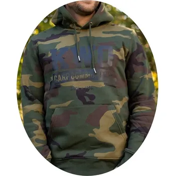 Rybářské oblečení Mikina KWO Hoodie Camo Velikost M