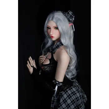 Silikonová panna Elsa-Babe Doll Elsababe sex-dolls Suzuki Chiyo 165cm / Anime Platinum Silicone Sex Doll