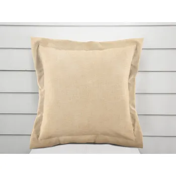 Povlak na dekorativní polštářek Dekorační povlak na polštář s lemem PML-050 Béžově oranžový melír 40 x 60 cm