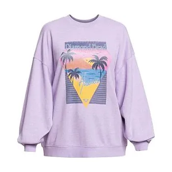 Dámská mikina Roxy dámská mikina Take Your Place Purple Rose | Fialová | Velikost L