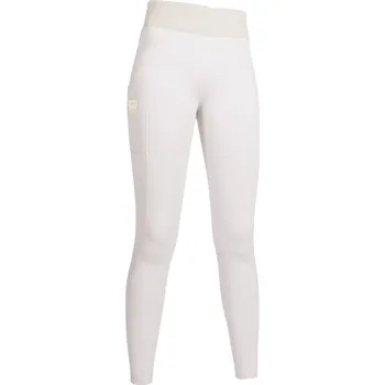 Jezdecké kalhoty HKM Legíny jezdecké Lavender Bay HKM, s gripem, dámské, bílé 40-42