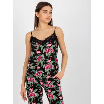 Dámská halenka Dámský top bez ramínek s krajkou a potiskem FRESH MADE