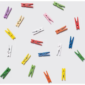 Větší kolíčky 3,5 cm | Mix barev, 15 ks