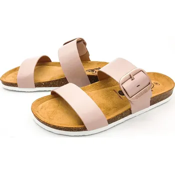 Dámské pantofle Dámské kožené pantofle 183004 NAPA RUST MAQUILLAJE Plakton béžová Barva: maquillaje, Velikost: 41