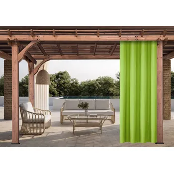Pergola Venkovní zahradní závěs s tunýlkem JAMAICA color 19 limonka, různé rozměry (cena za 1 kus) + dárek úvaz MyBestHome Rozměr: 155x250 cm