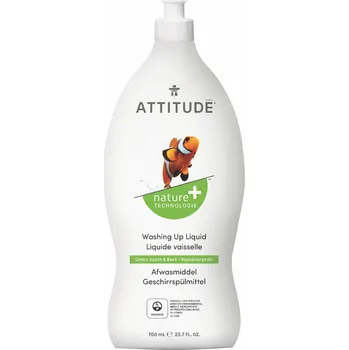 Mycí prostředek Attitude Prostředek na mytí nádobí zelené jablko a bazalka 700 ml