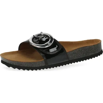 Dámské pantofle Dámské kožené pantofle 9-9-27400-20-018 Caprice černá Barva: black patent, Velikost: 40