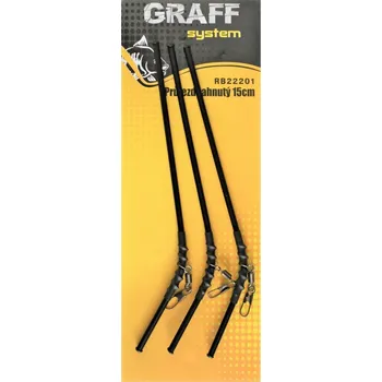 GRAFF - Průjezd zahnutý 15cm Superior - černá, bal. 3ks