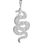 Stříbrný přívěsek Had,