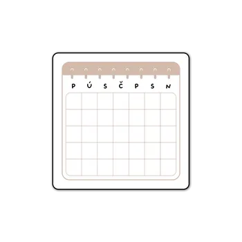 samolepka Samolepky Canli - Mini kalendář
