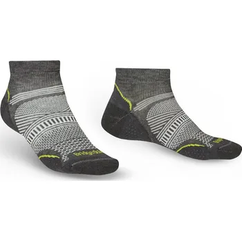 Pánské ponožky BRIDGEDALE Hike UL T2 CP Low - Ponožky Barva: Graphite, Velikost: S