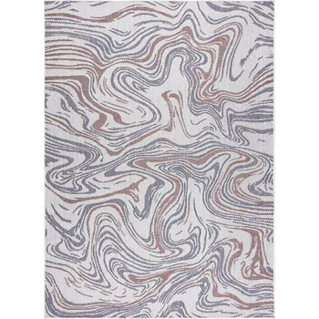 Koberec Kusový koberec Sion Sisal Waves 2836 ecru/blue/pink – na ven i na doma, 120x170, vícebarevná, chodba / předsíň, Dywany Łuszczów - 1 rok na vrácení + DOPRAVA ZDARMA k Vám i zpět