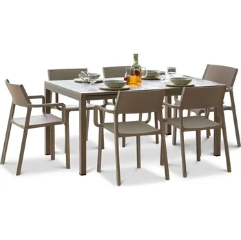 Zahradní sestava Nardi TRILL/RIO - 6/140 Tortora