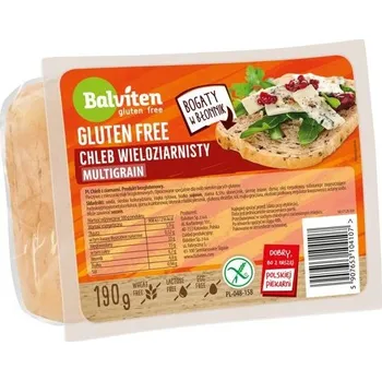 Trvanlivě pečivo Chléb vícezrnný sendvičový, bez lepku, 190g Balviten*