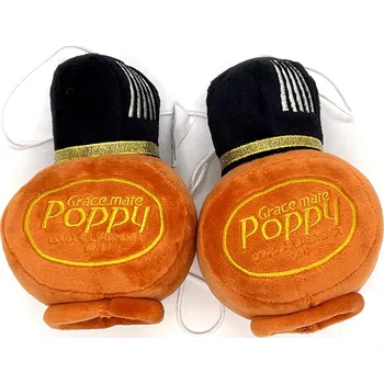 Plyšové POPPY lahvičky – hnědé