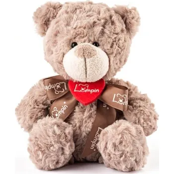 plyšák Plyšový medvěd s mašlí, LUMPIN 33 cm (Plyšák medvídek)