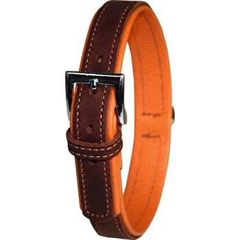 Obojek pro psa Kerbl Vegas HQ hnědý 37-43 cm/25 mm