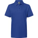 James&Nicholson Dětská polokošile JN070K Dark Royal XXL (158/164)