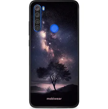 Pouzdro na mobilní telefon Lesklý kryt Mobiwear Glossy - Xiaomi Redmi Note 8T - G005G Strom s galaxií (Prémiové lesklé pouzdro, obal, kryt Mobiwear Glossy na mobil Xiaomi Redmi Note 8T - G005G Strom s galaxií, materiál Plast + TPU silikon - krytí po všech stranách, neošoupatelný)